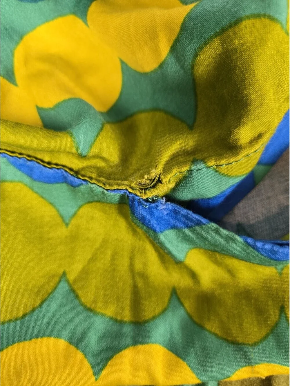 Marimekko X Crate & Barrel Rasymatto Teal Full/Queen Duvet Cover No Shams